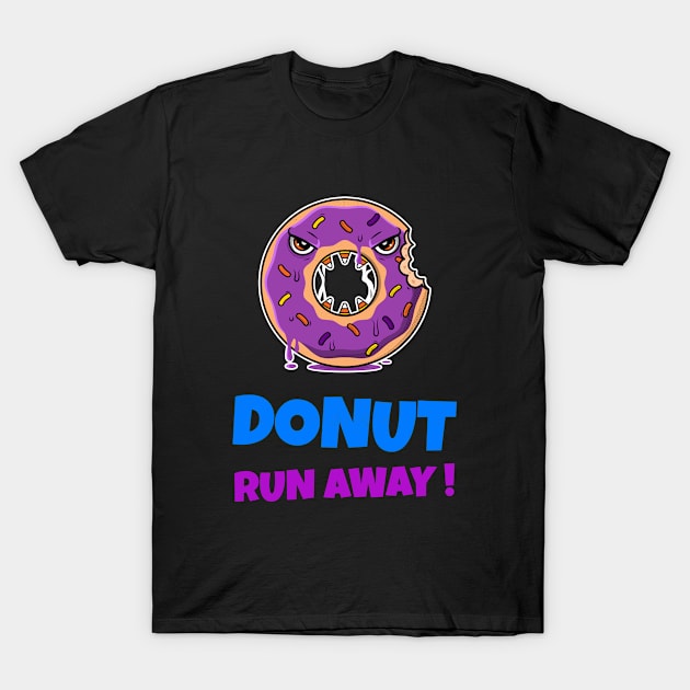 Halloween Cute Donut Monster T-Shirt by SpookyHalloween